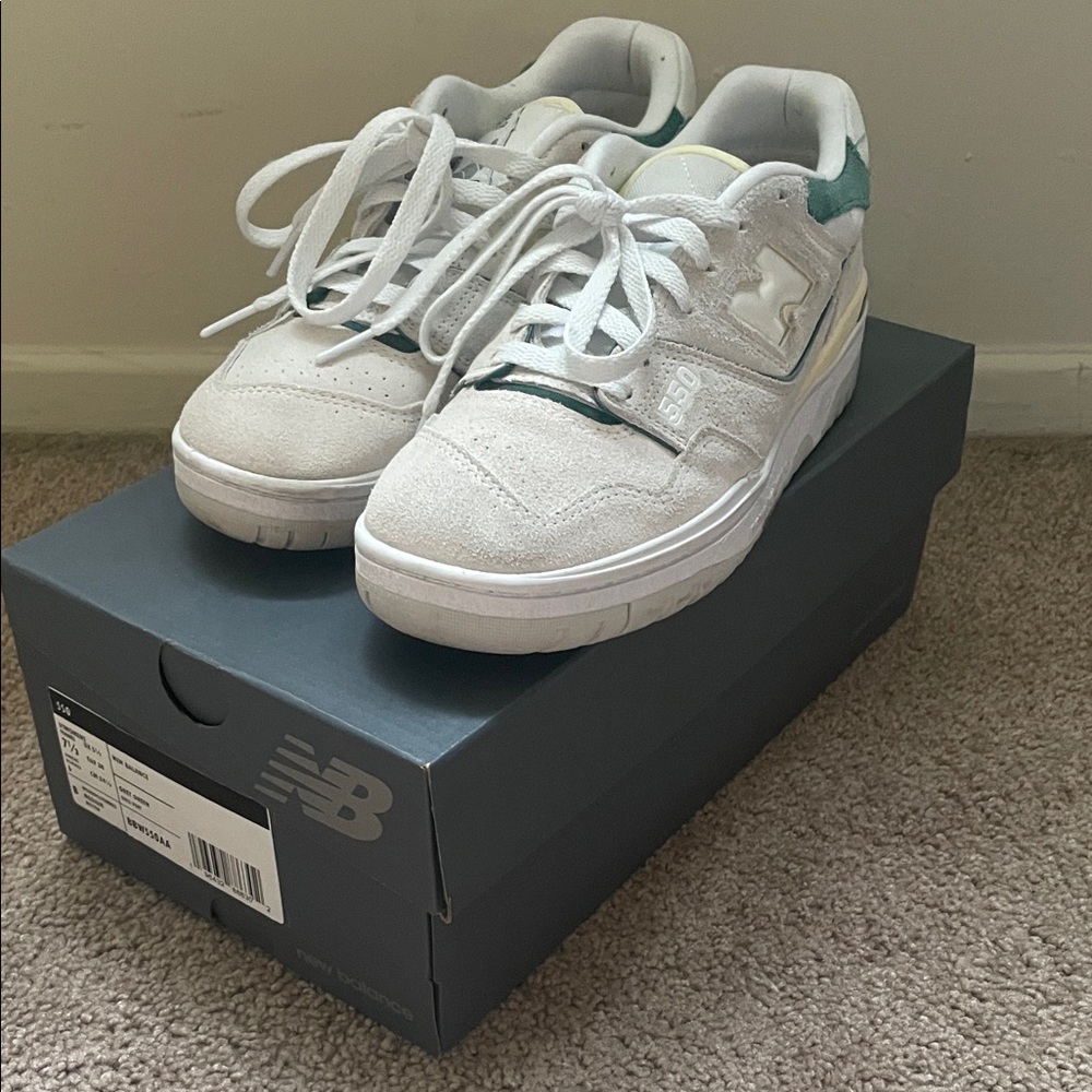New Balance Grey Green 550